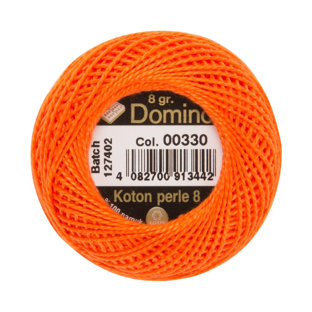 Domino Koton Perle 8gr Turuncu No:8 Nakış İpliği - 00330